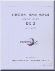 Douglas DC-3 C  Aircraft Structural Repair Manual  , 1946