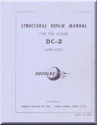 Douglas DC-3 C  Aircraft Structural Repair Manual  , 1946