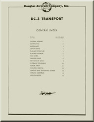 Douglas DC-3  Aircraft Assembly  Manual  , 1967