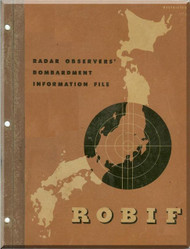   Radar Observer Bombardment  Information File Manual Aircraft B-17 B-24 B-25 - Download  