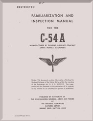 Douglas C-54 Aircraft Familization and Inspection Manual  ( English Language ), 1945