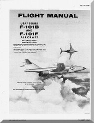 Mc Donnell Douglas F-101B and F-101F   Aircraft  Flight Manual   T.O. 1F-101B-1 , 1963
