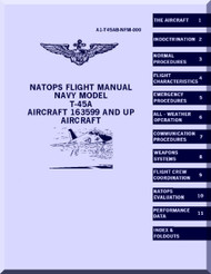 Mc Donnell Douglas T-45 A  Aircraft  Flight  Manual   AN A1-T45AB-NFM-000 , 1997
