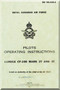Avro CF-100 Mk 2T 3T Aircraft Pilot's Operating instructions  Manual -  ( English Language ) EO 05-25D-1