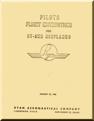 Ryan ST-3KR   Airplane Flight Instruction  Manual