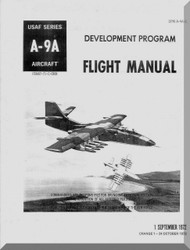 Northrop A-9  Aircraft Flight Manual DPM A-9A-1, 1972