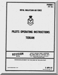 Canadair Cl-41  Aircraft Operating Instruction  Manual