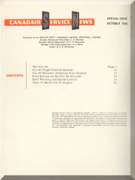 Canadair CL-44 Aircraft  Service Letters  Manual