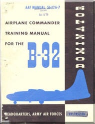 Consolidated B-32 Aircraft Pilot Training Manual