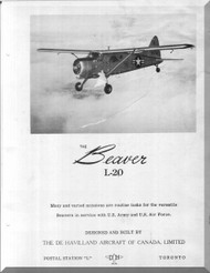 De Havilland L-20 Beaver Aircraft Flight Manual 