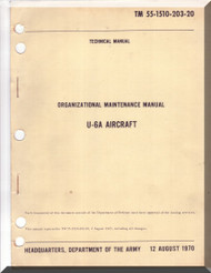 De Havilland U-6A  Beaver Aircraft Maintenance Manual  TM 1510-203-20