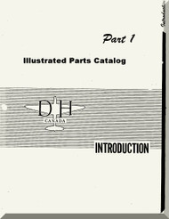 De Havilland DHC-3 Otter Aircraft Illustrated Parts Catalog Manual