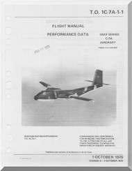 De Havilland C-7 Caribou Aircraft Flight Manual - Performance - 1C-7A-1-1