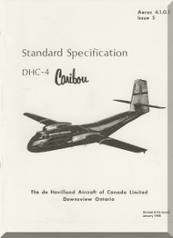 De Havilland DHC-4 Caribou Aircraft Standard Specification Manual