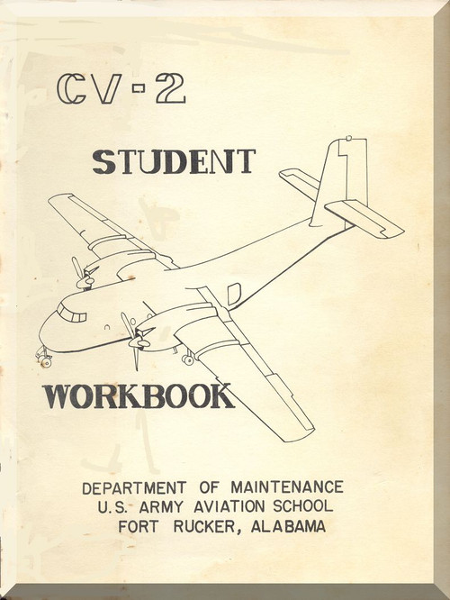 De Havilland CV-2B Caribou Aircraft Student Workbook  Manual