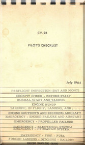 De Havilland CV-2B Caribou Aircraft Pilot's Checklist Manual