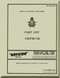 De Havilland Chipmunk  Aircraft Part List Manual -  ( English Language )  RCAF - EO 05-10B - 1956