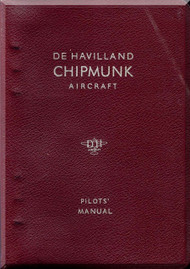 De Havilland Chipmunk Mk.20, 21, 22 and 22A  Aircraft Pilot's Notes Manual -  ( English Language )  CHK P.N.-1 A.L.9 - 1969