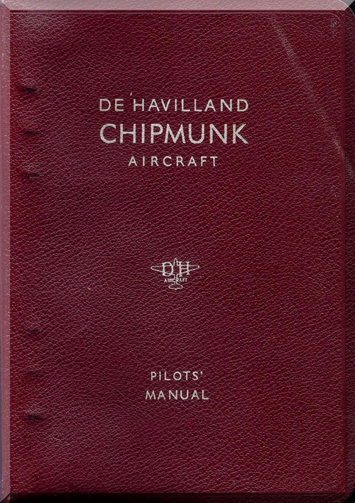 De Havilland Chipmunk Mk.20, 21, 22 and 22A  Aircraft Pilot's Notes Manual -  ( English Language )  CHK P.N.-1 A.L.9 - 1969