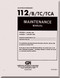 Aero Commander 112 / B / TC  / TCA Aircraft Maintenance  Manual, 1977