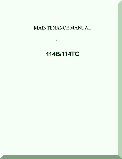 Aero Commander 114 B / 114 TC  Aircraft Maintenance  Manual, 1977