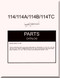 Aero Commander 114 A /  B / C Aircraft Parts Catalog  Manual, 1997