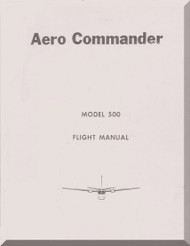 Aero Commander 500  Aircraft Flight Manual