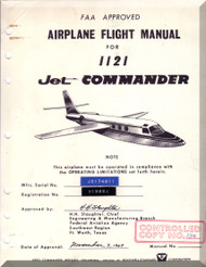 Aero Commander 1121   Aircraft Flight Manual - 1964