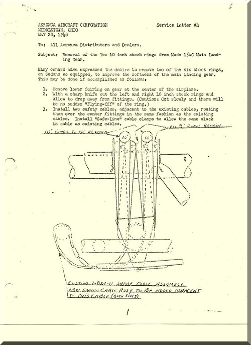 Aeronca 7 AC & 11 AC   Aircraft Service Bulletin Collection  Manual