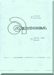Aeronca 15  AC  Sedan Aircraft Service  Manual