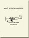 Grumman American AA-5  Tiger Aircraft Pilot's  Operating Handbook Manual  1977 / 1976 / 1979