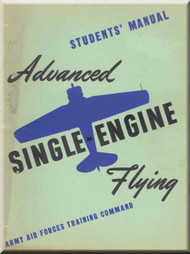 Aircraft  Advance Single Engine Flying Training Manual - USAAF