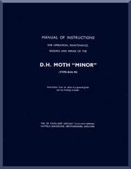 De Havilland Moth Minor Aircraft  Maintenance Manual  