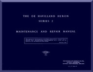 De Havilland Heron Aircraft Maintenance Repair Manual  