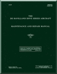 De Havilland Dove Aircraft Maintenance & Repair Manual 