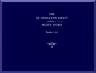 De Havilland Comet Aircraft Pilot's Manual 