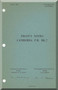 English Electric Canberra P.R. Mk.7  Aircraft  Pilot's Notes Manual  AP 4326G