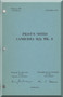 English Electric Canberra B Mk.8  Aircraft  Pilot's Notes Manual  AP 4326H
