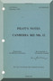 English Electric Canberra B Mk.12  Aircraft  Pilot's Notes Manual  AP 4326M