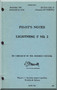 English Electric Lightning F Mk.2  Aircraft Pilot's Notes  Manual -  ( English Language ) A.P. 4700B -PN,  AP 101B-1002-15, 1963