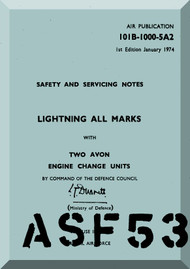 English Electric Lightning  Aircraft Safety and Service Notes Manual