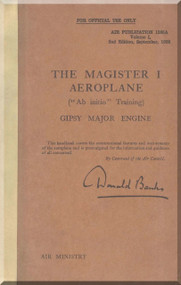 Miles Magister  Aircraft Service Handbook Manual