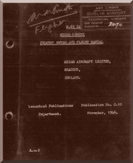Miles  Gemini  Aircraft  Pilot Notes and Flight Manual