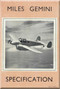 Miles Gemini   Aircraft  Specification  Manual