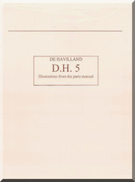 Airco De Havilland DH-5 Aircraft Illustration from Parts  Manual 
