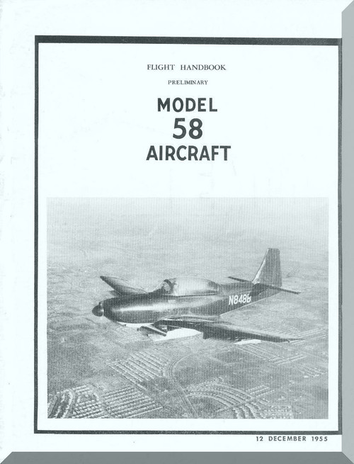TEMCO 58 Aircraft Flight Handbook Manual - 1955