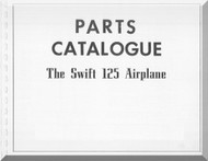 Globe TEMCO 125 Swift Aircraft Parts Manual