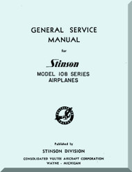 Stinson Model 108  Aircraft General Service Manual - 1948
