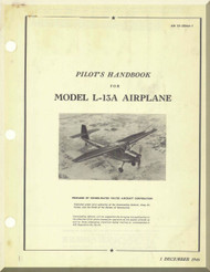 Aircraft ManuStinson  L-13A Aircraft Pilot's Flight Operating  Manual , AN 01-5DDA-1,   1946als