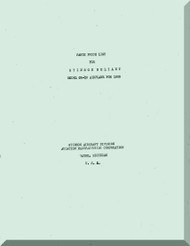 Stinson SR-10 Aircraft Parts Price Manual